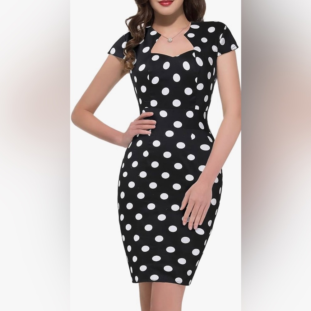 Grace Karin polka dot dress